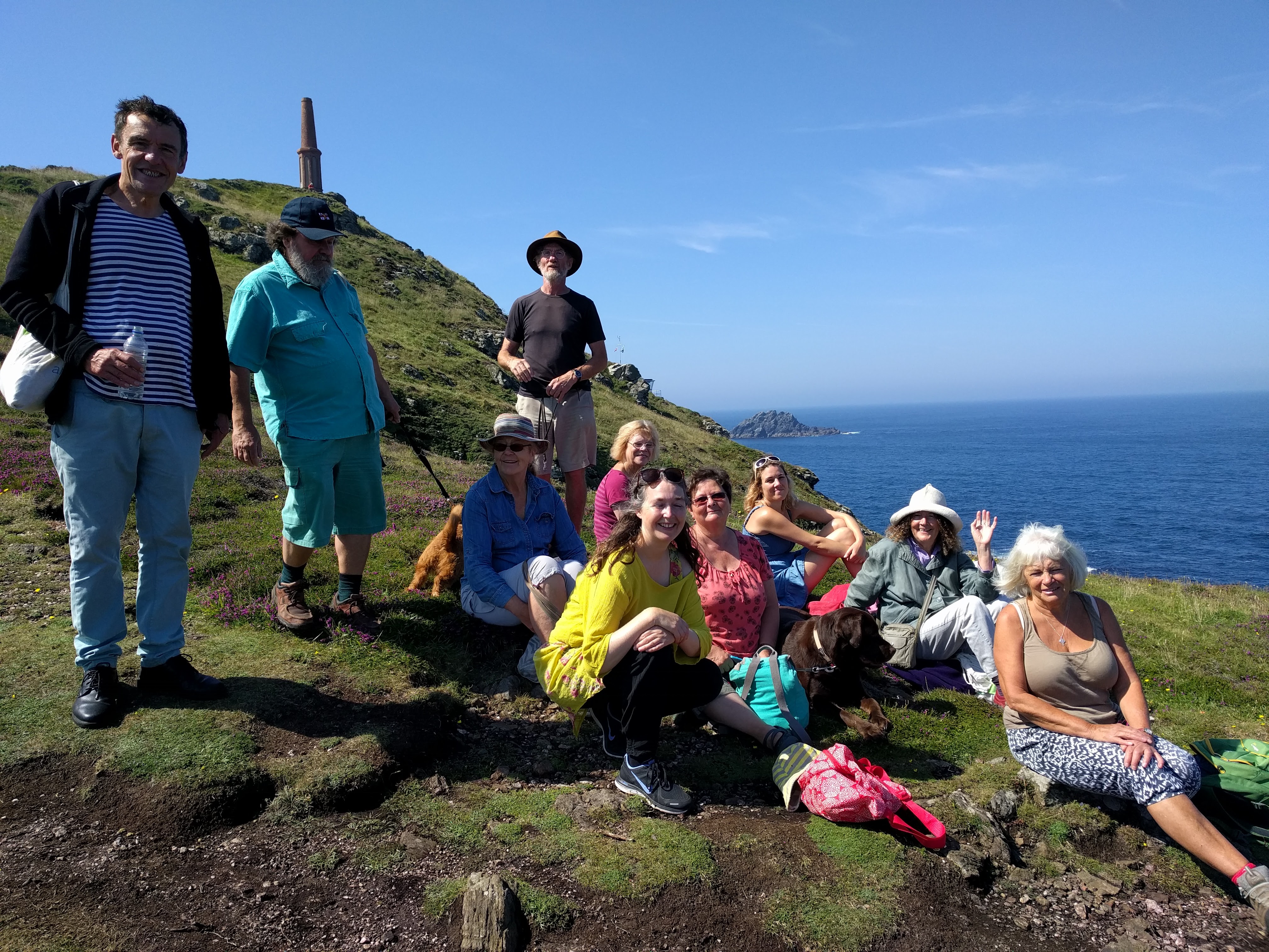 Cape Cornwall singing walk photos – Andrew Corser's website